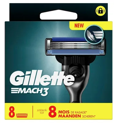 Productafbeelding van Gillette Mach3 Blades (8 stuks)
