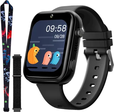 Produktbild von OKYUK Kinder Smartwatch 4G GPS Tracker Uhr mit Videoanruf, SOS Taste, Kamera, Schulmodus, 8GB Speicher, 700mAh Akku