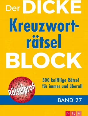 Produktbild von Der dicke Kreuzworträtsel-Block Band 27