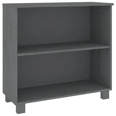 Productafbeelding van Dressoir HAMAR 85x35x80 massief grenenhout donkergrijs