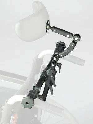 Produktbild von Kopfstützenhalter für Schiebegriff Alu, schwarz>>>>22 mm