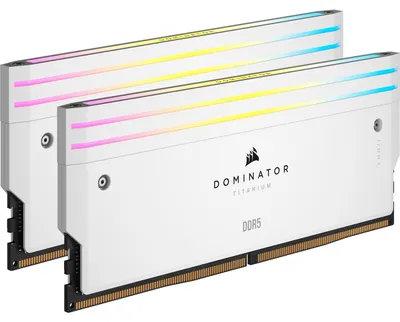 Image de DDR5  32GB PC 6000 CL30 CORSAIR KIT (2x16GB) DOMIN. T RGB Wh retail
