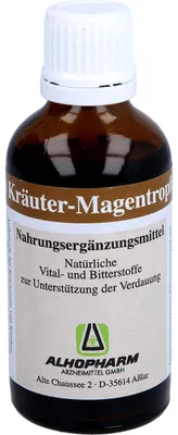 Produktbild von Alhopharm 10 Kräuter Magentropfen, 50 ml Lösung