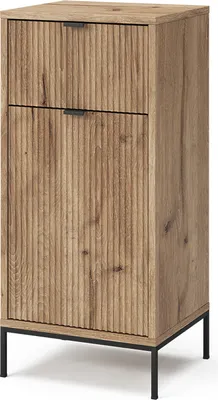 Obrázek produktu pro Koupelnová skříňka Vicco Eliza Dub Viking 40 x 87 cm s dvířky a zásuvkou, Model 49513