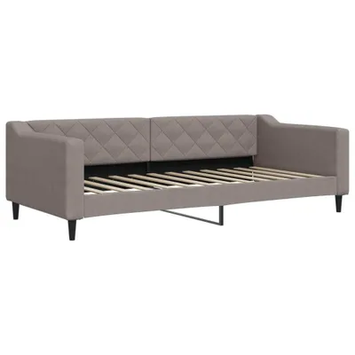 Produktbild von vidaXL Tagesbett Taupe 90x200 cm Stoff
