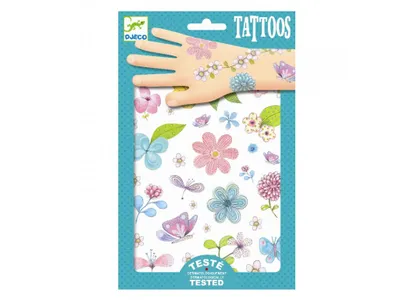 Produktbild von Djeco Tattoo: Wiesenblumen