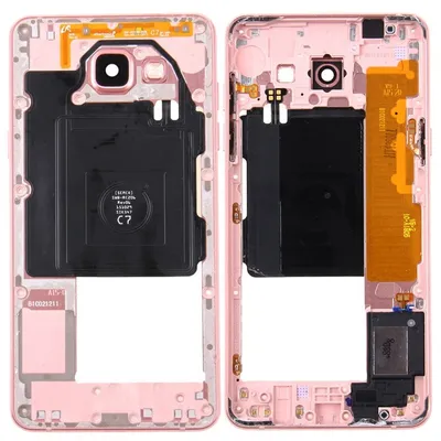 Produktbild von Mittelrahmen Rahmen Kamera Glas Gehäuse für Samsung Galaxy A5 2016 Speaker Pink