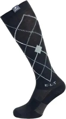 Immagine prodotto di E.l.t. Argyle Calze lunghe da donna Nero EU 39-42 Donna Nero EU 39-42