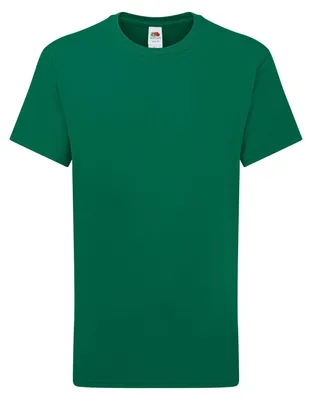 Productafbeelding van Fruit of the Loom - "Iconic 195" T-shirt voor kinderen, model LT2119 (128) (groen, college stijl)