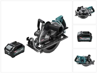 Produktbild von Makita RS 002 GM1 Akku Handkreissäge 40 V max. 260 mm Brushless + 1x Akku 4,0 Ah - ohne Ladegerät