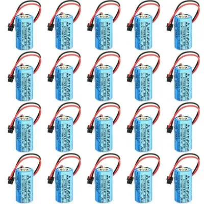Image de pack de 20 batteries 3V 1700mAh Mitsubishi FANUC System Machine CR17335SE-R Q6BAT