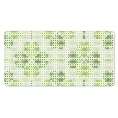 Produktbild von MuchoWow® Mauspad Mousepad Klee - Muster - Grün 60x30 cm - Mousepads - Maus Mat - Pad - Mausunterlage - Nachhaltig