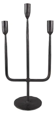 Produktbild von Clayre & Eef Kerzenständer 43 cm Schwarz Eisen