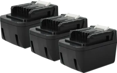 Produktbild von EXTENSILO 3x Akku kompatibel mit Makita DTD134RMJ, DJV141RM1J, DJR145RM1J, DHP448Y1J, DHP446RFJ, DDF448RMJ, DF347D Werkzeug (5000 mAh, Li-Ion, 14,4 V)