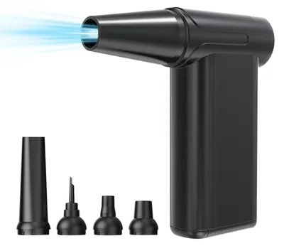 Produktbild von MODFU Staubwedel, Elektrischer Staubbläser, Mini Handventilator, Multifunktional, Kabellos, Tragbar, Hochleistungs Luftgebläse, Druckluftreiniger, Starker Luftstrom