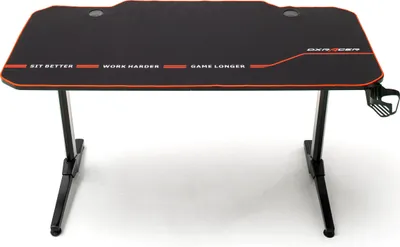 Obrázok produktu pre DXRACER MAX1 - Gerade - Rechteckige Form - Gaming - Schwarz - Schwarz - Rot - 1400 mm
