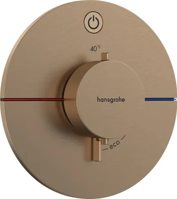 Produktbild von hansgrohe ShowerSelect Comfort S Thermostat Unterputz für 1 Verbraucher, Brushed Bronze