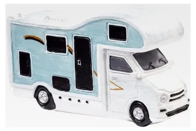 Produktbild von Miniatur Wohnmobil Modell, 8 cm, detailgetreues Sammlerstück für Liebhaber
