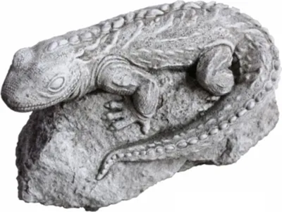 Produktbild von Kretakotta Echse aus Antiksteinguss H ca. 23 cm | KK-1211