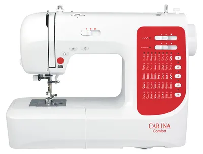 Produktbild von Carina Comfort, Rot, Weiß, Nähen, 1 Schritt, 4.5 mm, 7 mm, Elektro