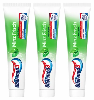 Produktbild von Odol-med3 Minz Frisch Zahncreme – 75 ml ( 3 Pack)