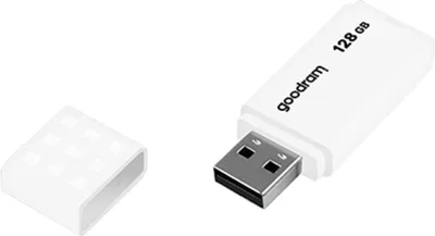 Obrázok produktu pre Goodram UME2, 128 GB, USB Typ-A, 2.0, 20 MB/s, Čiapky, Biela