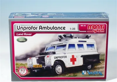 Obrázok produktu pre Monti 35 Unprofor Ambulance Land Rover 1:35