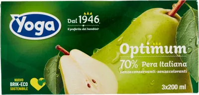 Immagine prodotto di Succo di pera Optimum 3x200ml - Yoga