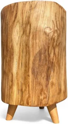 Obrázek produktu pro Rustikální dubový konferenční stolek - výška 45 cm - naolejovaný kmen a naolejované nohy