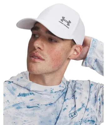 Image de Casquette Under Armour Armourvent Low Adjustable, blanche, pour homme, taille unique
