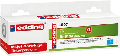 Produktbild von Edding Tintenpatrone EDD-567 ersetzt HP 913A (F6T77AE)