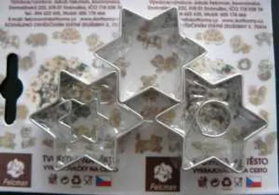 Immagine prodotto di Set di coltelli a stella grandi 55 mm 2 pezzi CZ