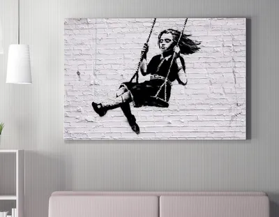 Produktbild von Wallity, WY07- BRS1114, Bunt, Leinwandbilder, 70 x 100 cm, 50% Baumwolle / 50% Polyester