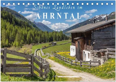 Produktbild von Schönes Landleben im Ahrntal (Tischkalender 2027 DIN A5 quer), CALVENDO Monatskalender