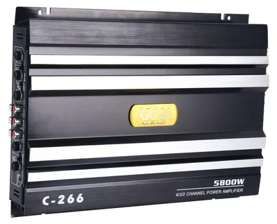 Immagine prodotto di YaeCCC C-266 Amplificatore stereo a 4 canali per auto, con potente subwoofer e bassi profondi