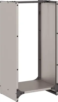 Produktbild von vidaXL Brennholzregal 40x30x80 cm Wetterfester Stahl