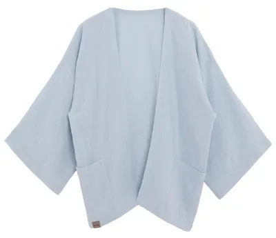 Produktbild von Knit Factory Elva Kimono Kurz - Serein Blue - 36/42