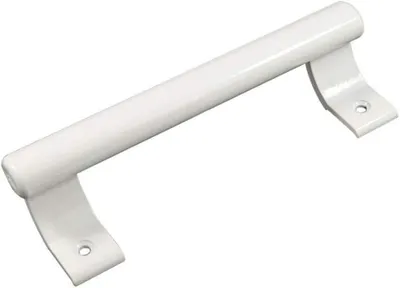 Produktbild von Weißer 200-mm-Aluminium-Schiebetürgriff, Balkontürgriff, Glastürgriff, Badezimmerschranktürgriff, moderner Metallgriff (1 Stück)
