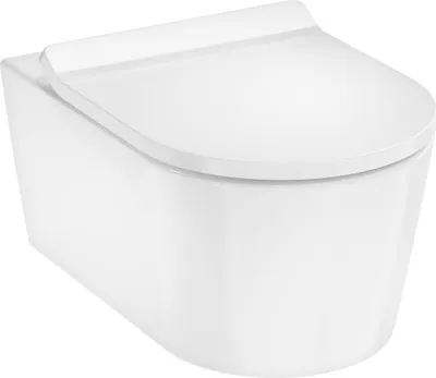 Produktbild von hansgrohe EluPura S Wand-WC Set 540 AquaHelix Flush, inklusive WC-Sitz, HygieneEffect, Weiß, 62025450