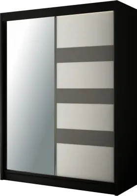 Produktbild von Kleiderschrank TETIS Schlafzimmer Schrank Garderobe Wohnzimmer Garderobenschrank 215x120x61