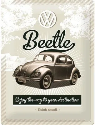 Produktbild von Nostalgic-Art - Blechschild 30 x 40cm - VW Retro Beetle