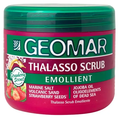 Image de GEOMAR Thalasso Scrub Gommage émollient à la fraise 600 g