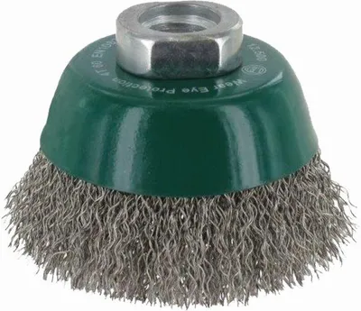 Produktbild von Abraboro Tellerscheibenbürste 60mm Edelstahl M14 Drahtbürste