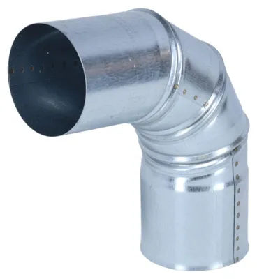 Produktbild von Verstellbarer Bogen 0-90° für Lüftungsrohr Ø 80 mm