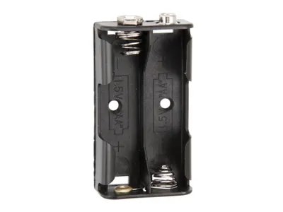 Produktbild von Batteriehalter, 2x Mignon, Clipanschluss