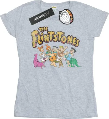Produktbild von The Flintstones - T-Shirt für Damen BI20275 (L) (Grau)