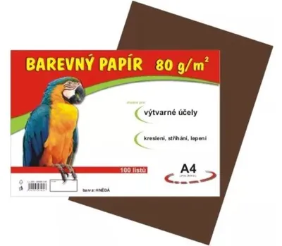 Zdjęcie produktu dla Papír A4, 80 g, hnědý, 100 listů