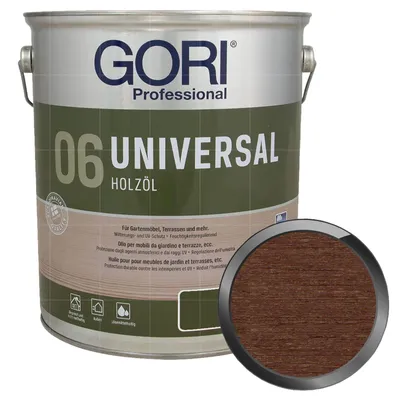 Produktbild von GORI 06 Universal Holzöl 5 Liter BANGKIRAI Gartenmöbelöl Terrassenöl Holzpflegeöl
