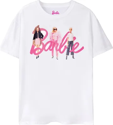Obrázek produktu pro Barbie - Tričko s logem pro ženy NS7612 (M) (Bílá)