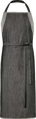 Produktbild von Jeans-Latzschürze B 100 x L 75cm black denim : black denim : 100% Baumwolle 180 g/m² (Jeans)